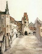 Courtyard of the Former Castle in Innsbruck without Clouds Albrecht Durer